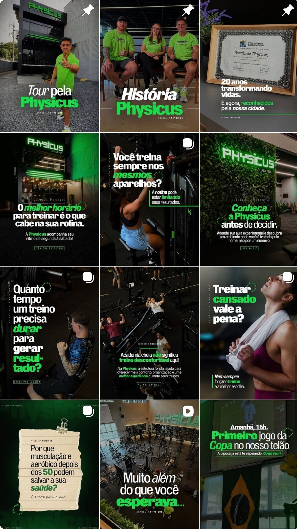 Physicus depois da construção de conteúdo